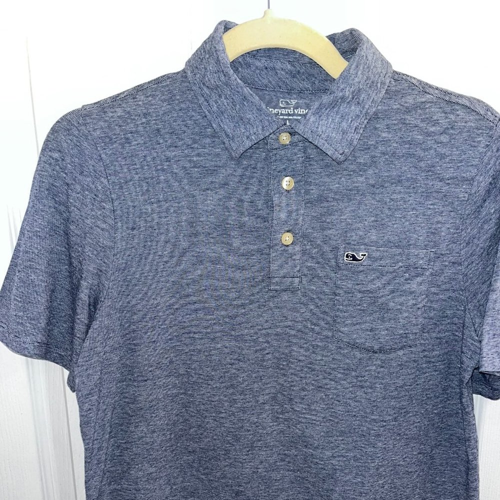 Vineyard Vines Boys Stripe Polo - Size L (16)